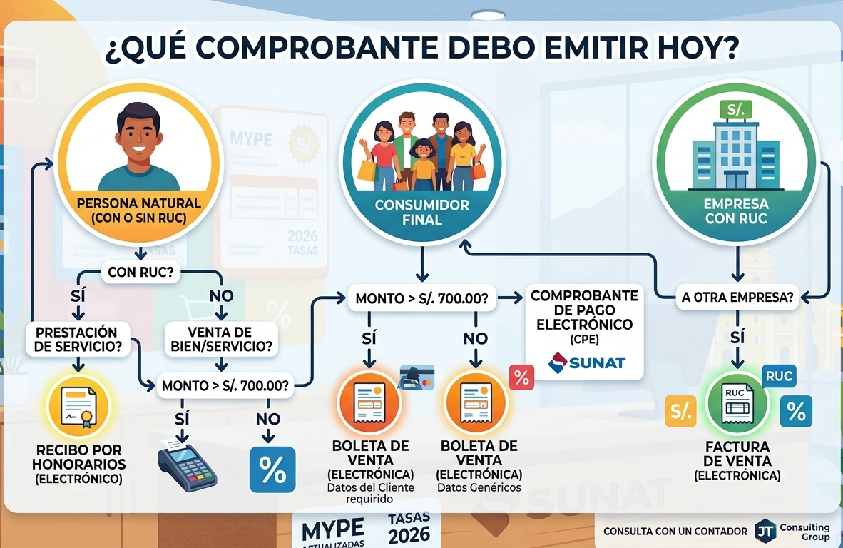 Comprobante a emitir