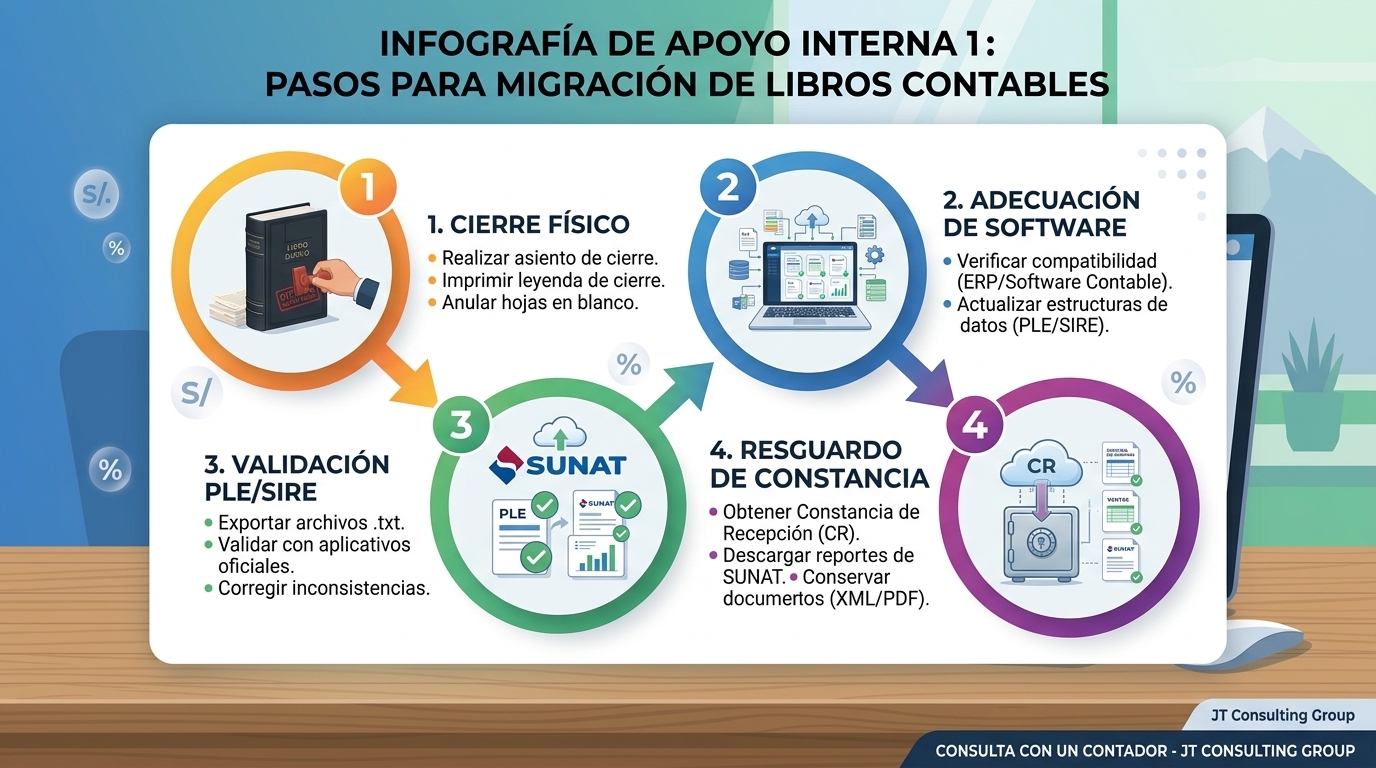Pasos para llevar libros electronicos sunat en pymes